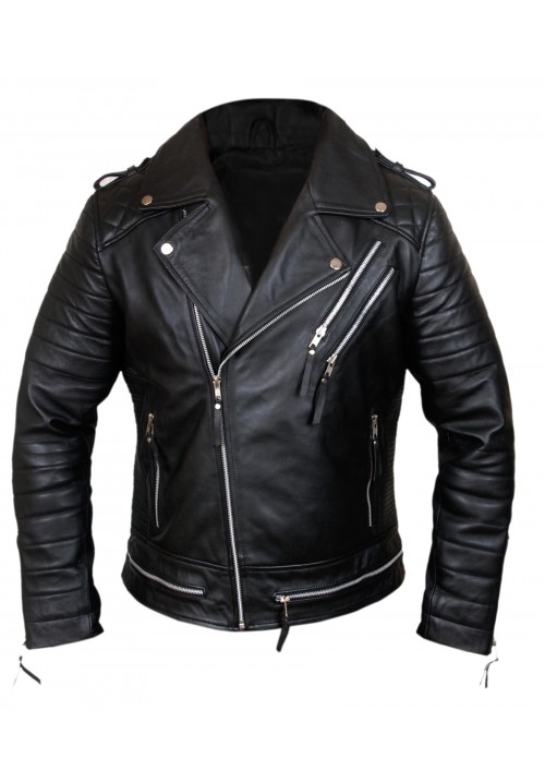 Men's Biker Quilted Jacket